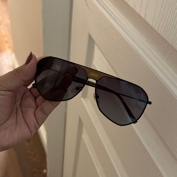 MCM Accessories - MCM Black and Gold Sunglasses